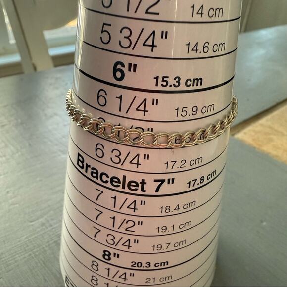 925 Sterling Silver Chainlink Bracelet - Picture 4 of 4